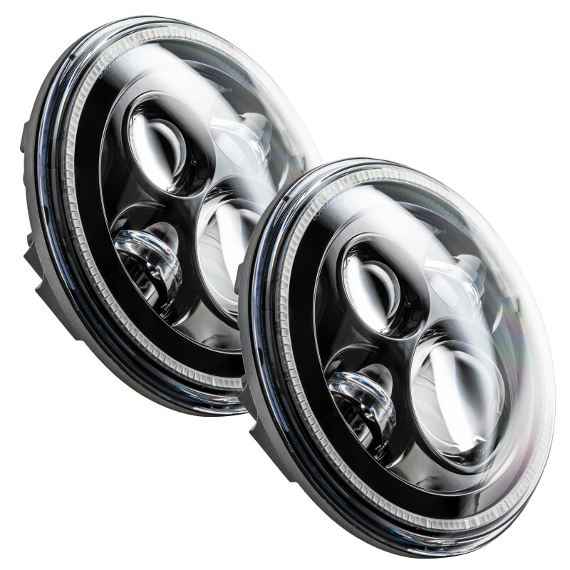 Oracle 7in High Powered LED Headlight Kit White Halo for 1997-24 Jeep Wrangler Oracle 7in High Powered LED Headlight Kit White Halo for 1997-24 Jeep Wrangler