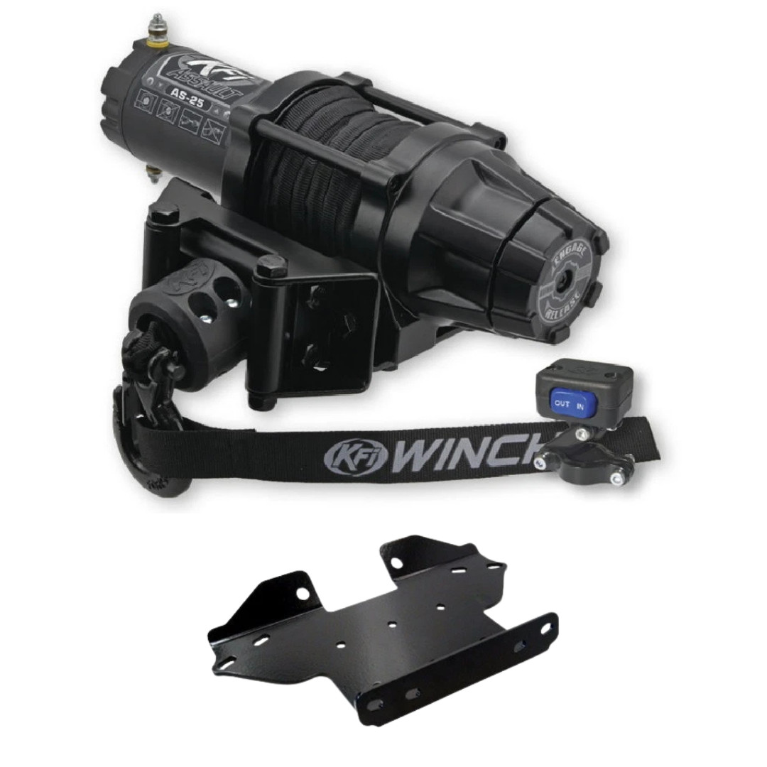 KFI 2500lbs Assault Winch & Mount Kit 2005-2026 Kawasaki Brute Force 750 i EPS KFI 2500lbs Assault Winch & Mount Kit 2005-2026 Kawasaki Brute Force 750 i EPS