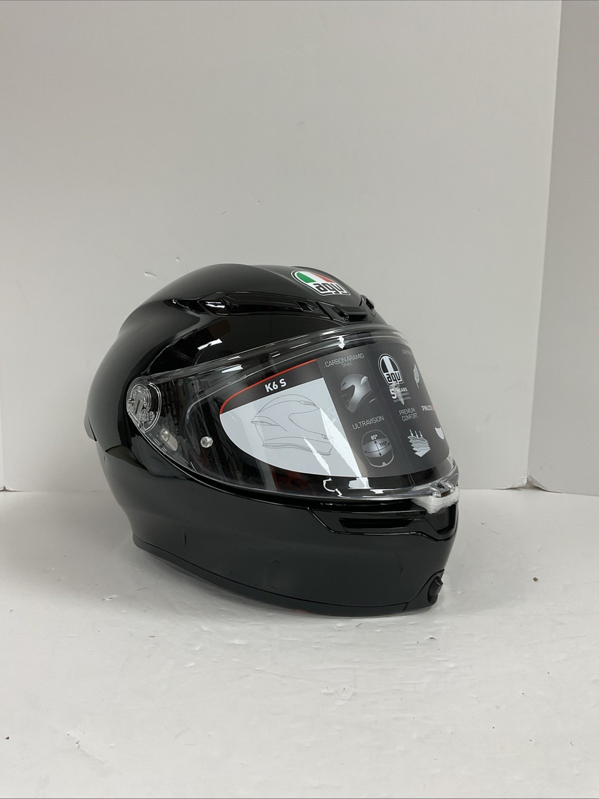 AGV K6 S Helmet Black - Large - Read Description AGV K6 S Helmet Black - Large - Read Description