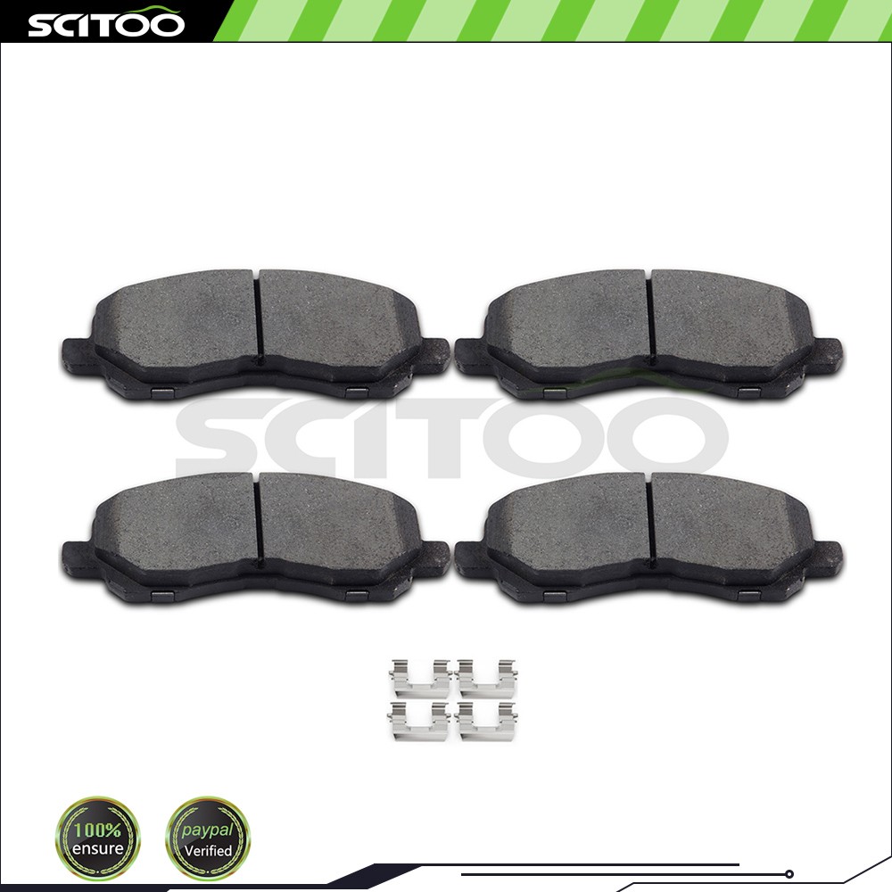 Front 4PCS Premium Ceramic Brake Pads Set for Eclipse Lancer Galant Stratus