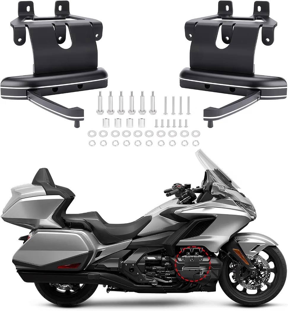 Adjustable Flip-Out Highway Foot Pegs for Honda Gold Wing GL1800 F6B 2018-2025