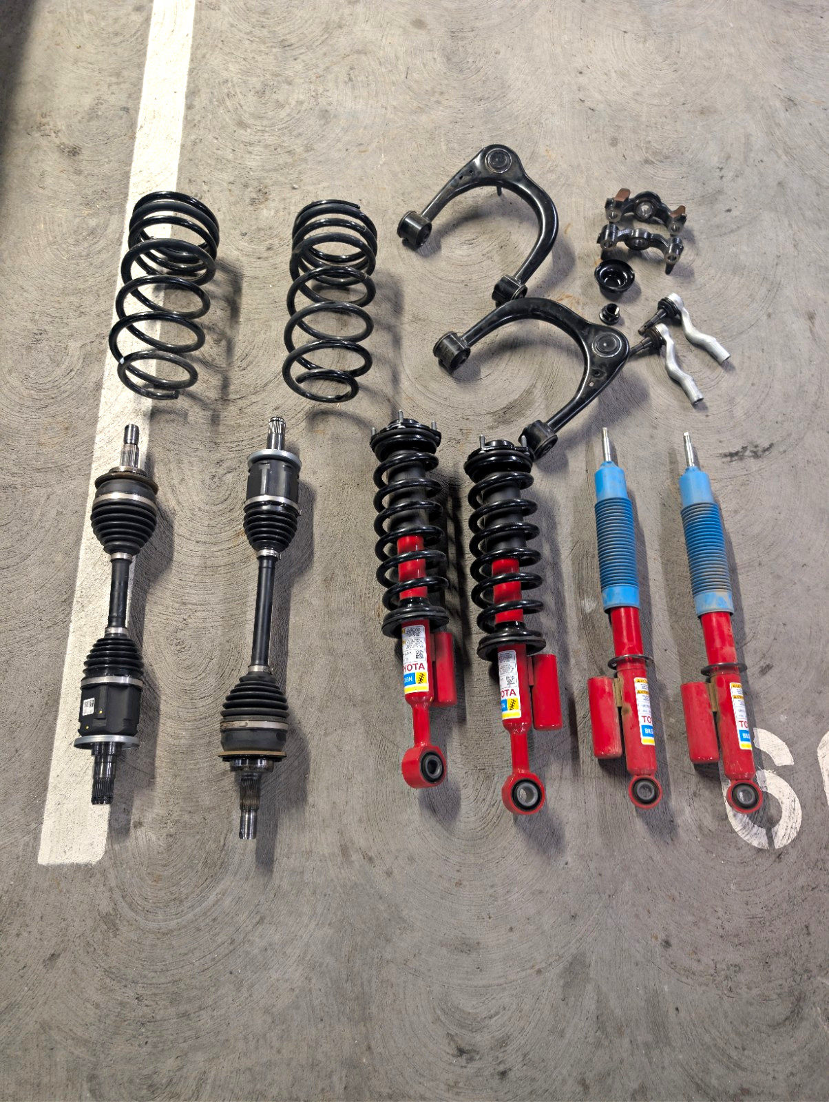 2026 Toyota 4Runner TRD Off-Road OEM Suspension Bilstein Shocks & CV Axles Set