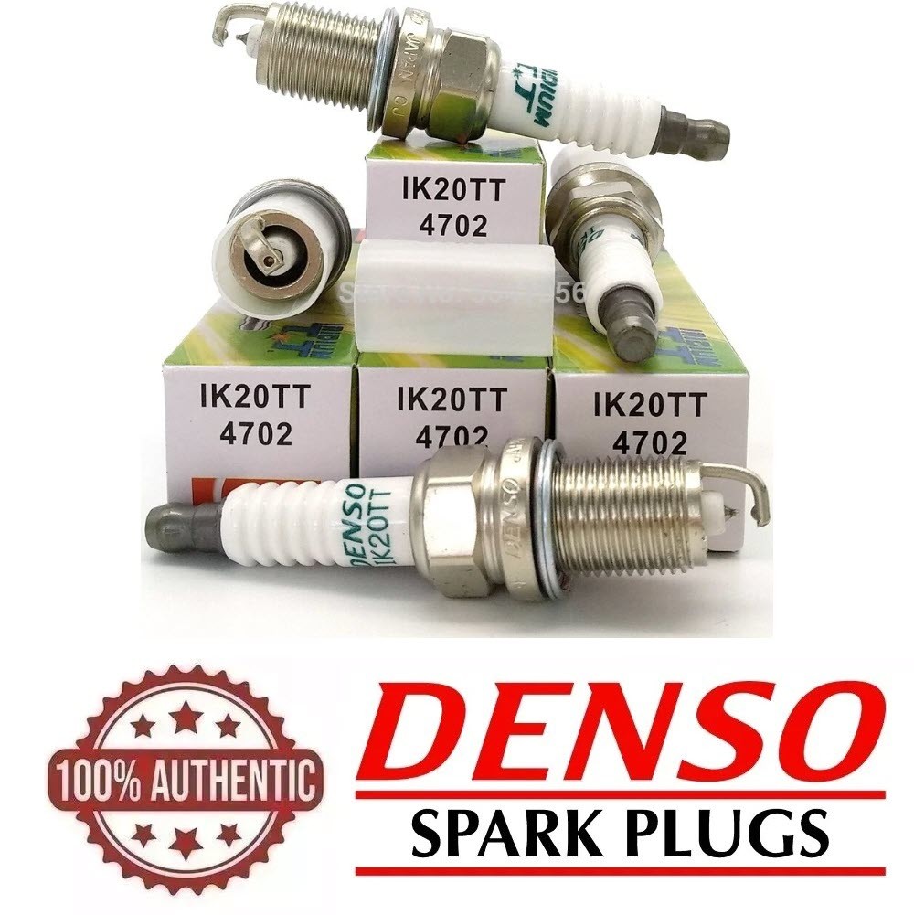 Genuine Denso Iridium TT Spark Plugs Replacement Kit Set of 4 IK20TT / 4702