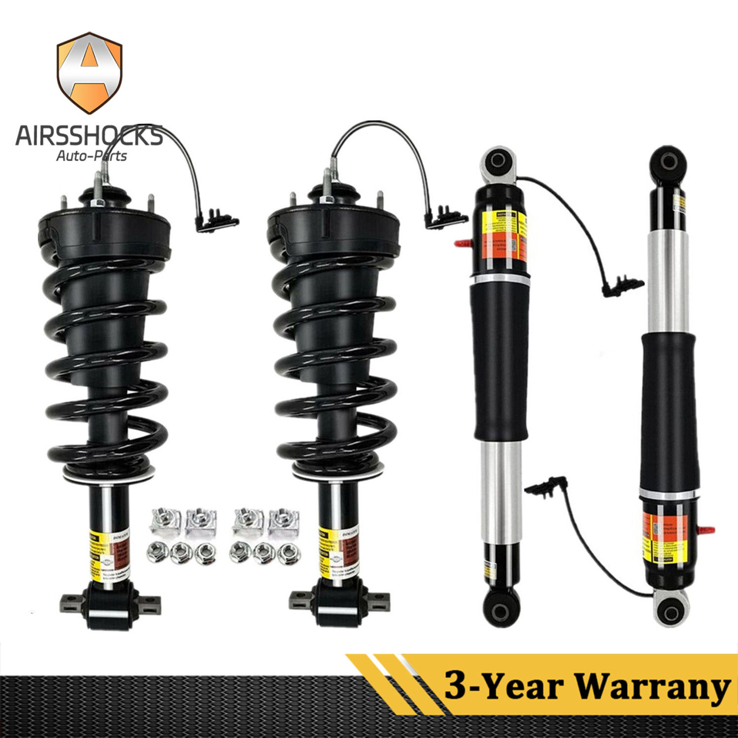 4X Fit GMC Yukon Denali Escalade Tahoe Suburban Front Rear Shock Strut Magnetic