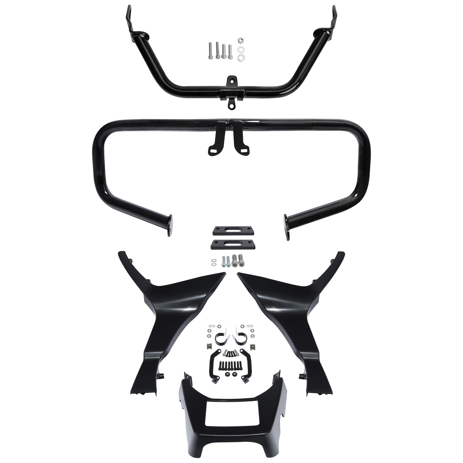 Fairing Spoilers Covers Engine Guard Crash Bar Fit For Harley Road Glide 17-2024