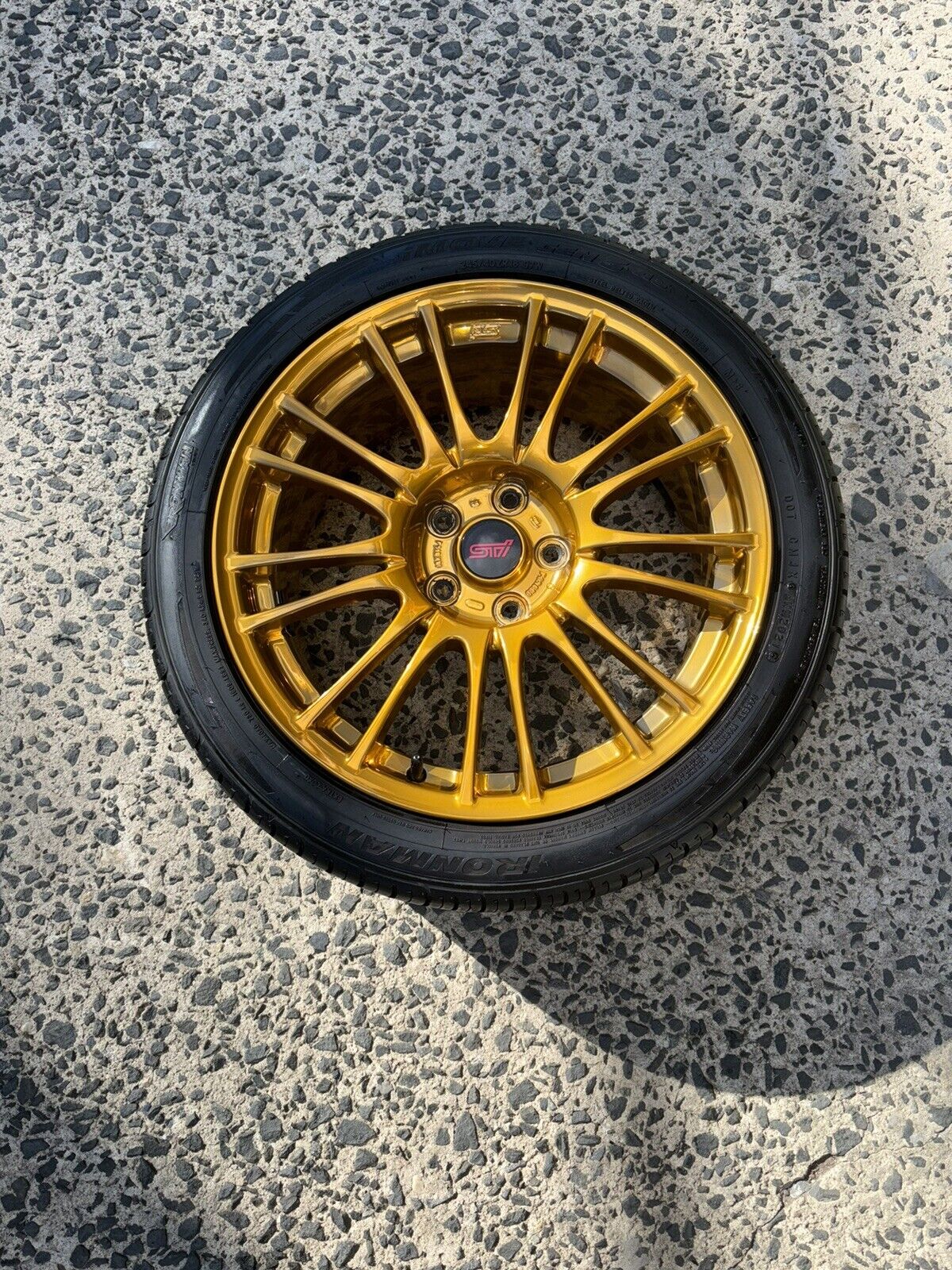 subaru wrx wheels/   Size: 245 / 40 ZR 18 97W