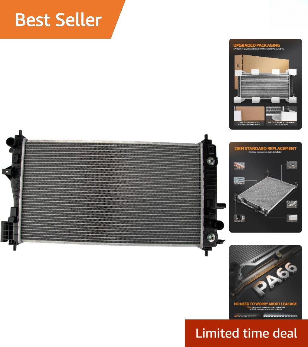 High-Efficiency Replacement Radiator for 2014-2017 Regal & 2.5L Malibu
