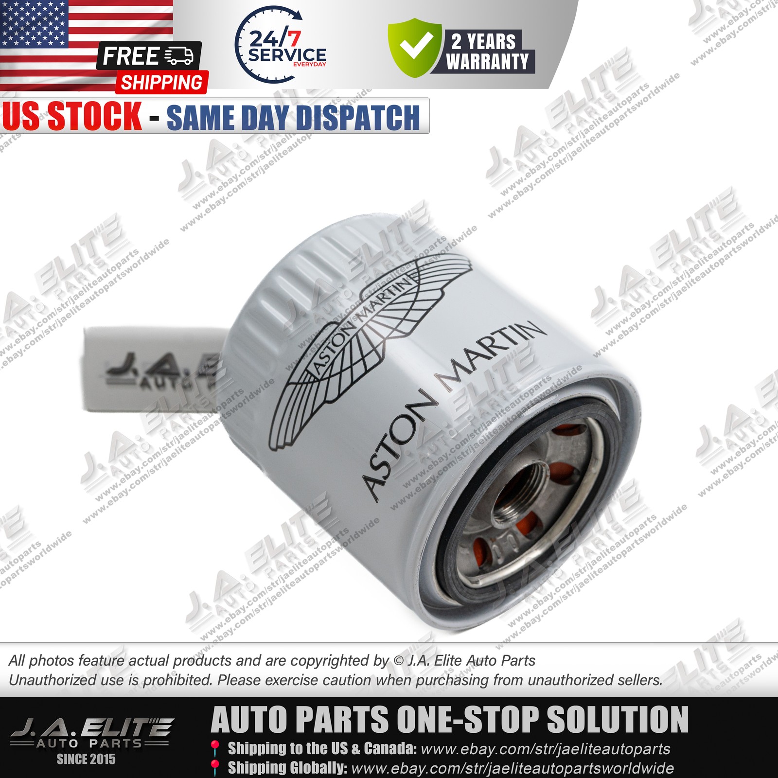 Genuine Oil Filter for Aston Martin Rapide DB7, DB9, DBS V12, AG43-6714-AA Genuine Oil Filter for Aston Martin Rapide DB7, DB9, DBS V12, AG43-6714-AA
