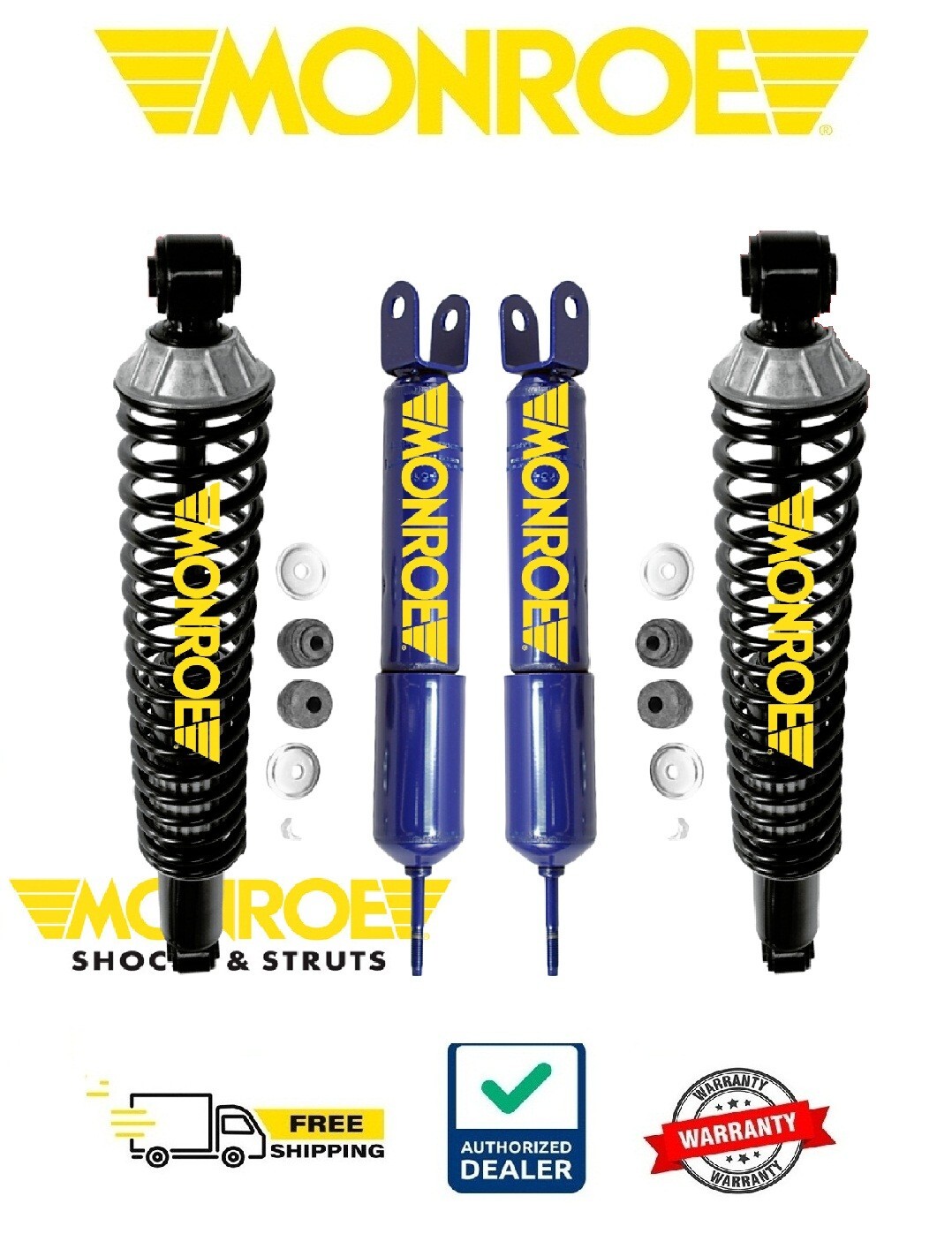 Monroe Shock Absorber For 2000-2006 Chevy Tahoe GMC Yukon Shocks Struts Full Set