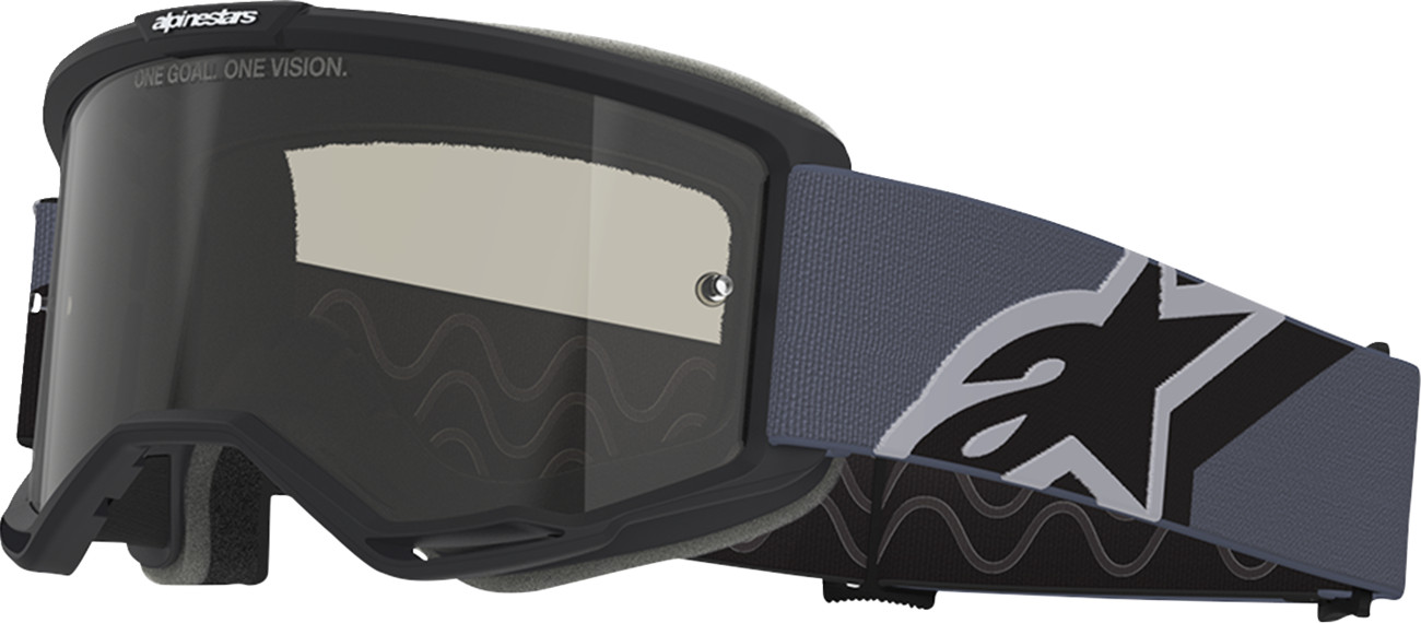 Alpinestars Vision Sand Goggle Black Gray Dark Smoke Lens 5100826-1572