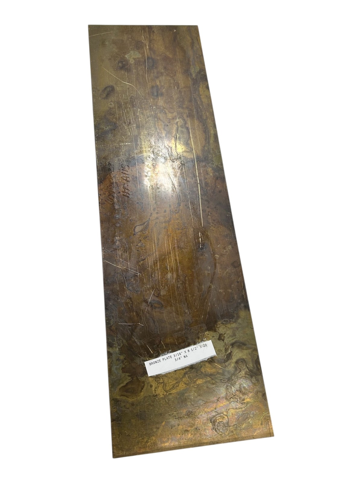 Solid Bronze Flat Plate 29-3/4\