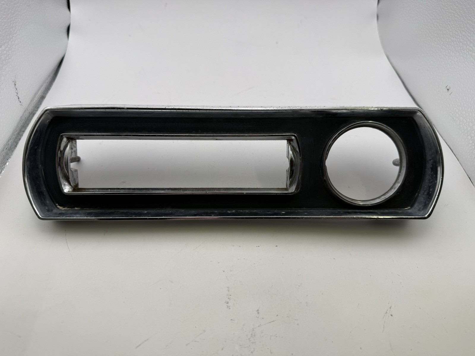 1960’s Pontiac OEM Used Vintage full-size dash vent/clock bezel casting #9774117