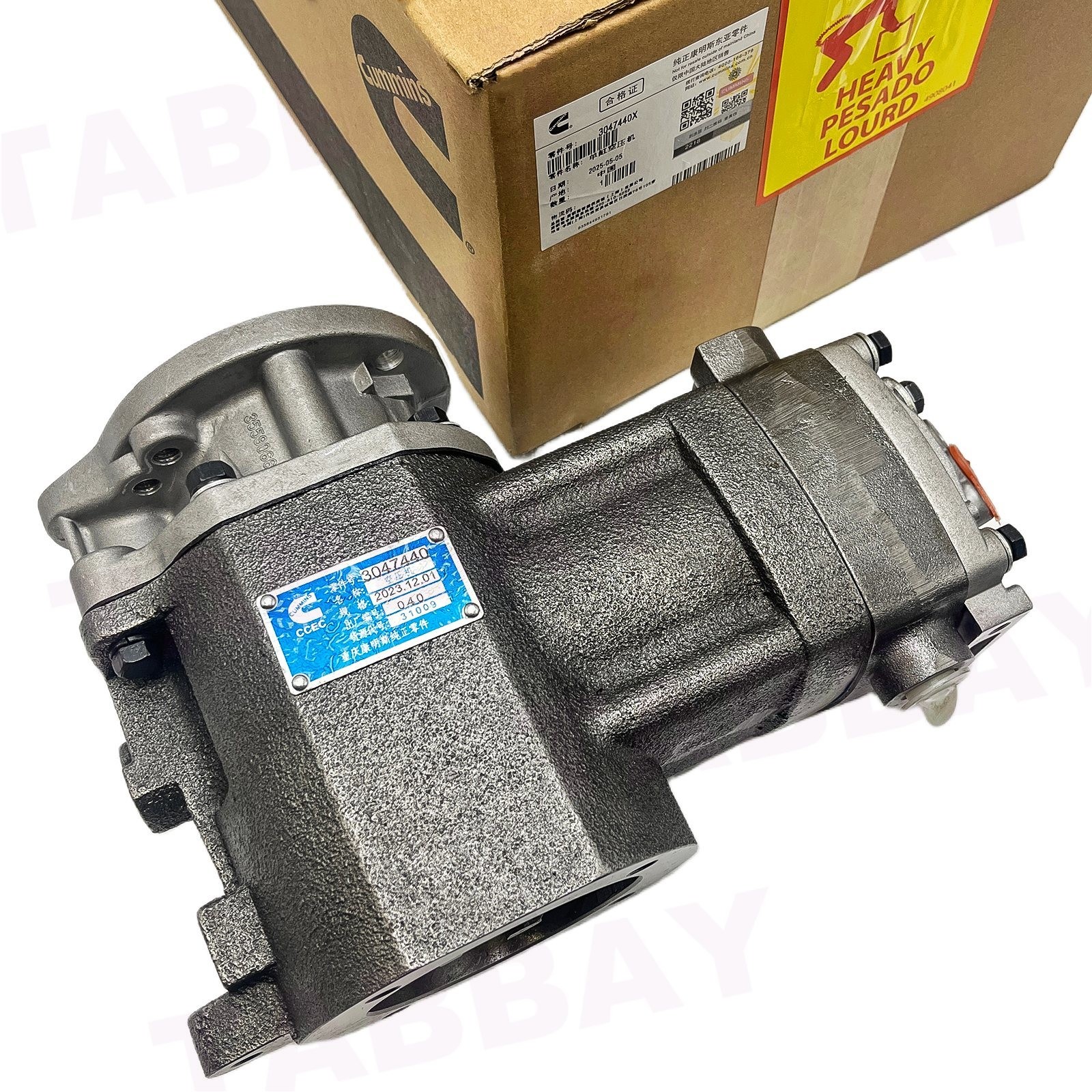 SS296 Air Brake Compressor 3047440 Cummins L10 M11 N14 NH/NT 855