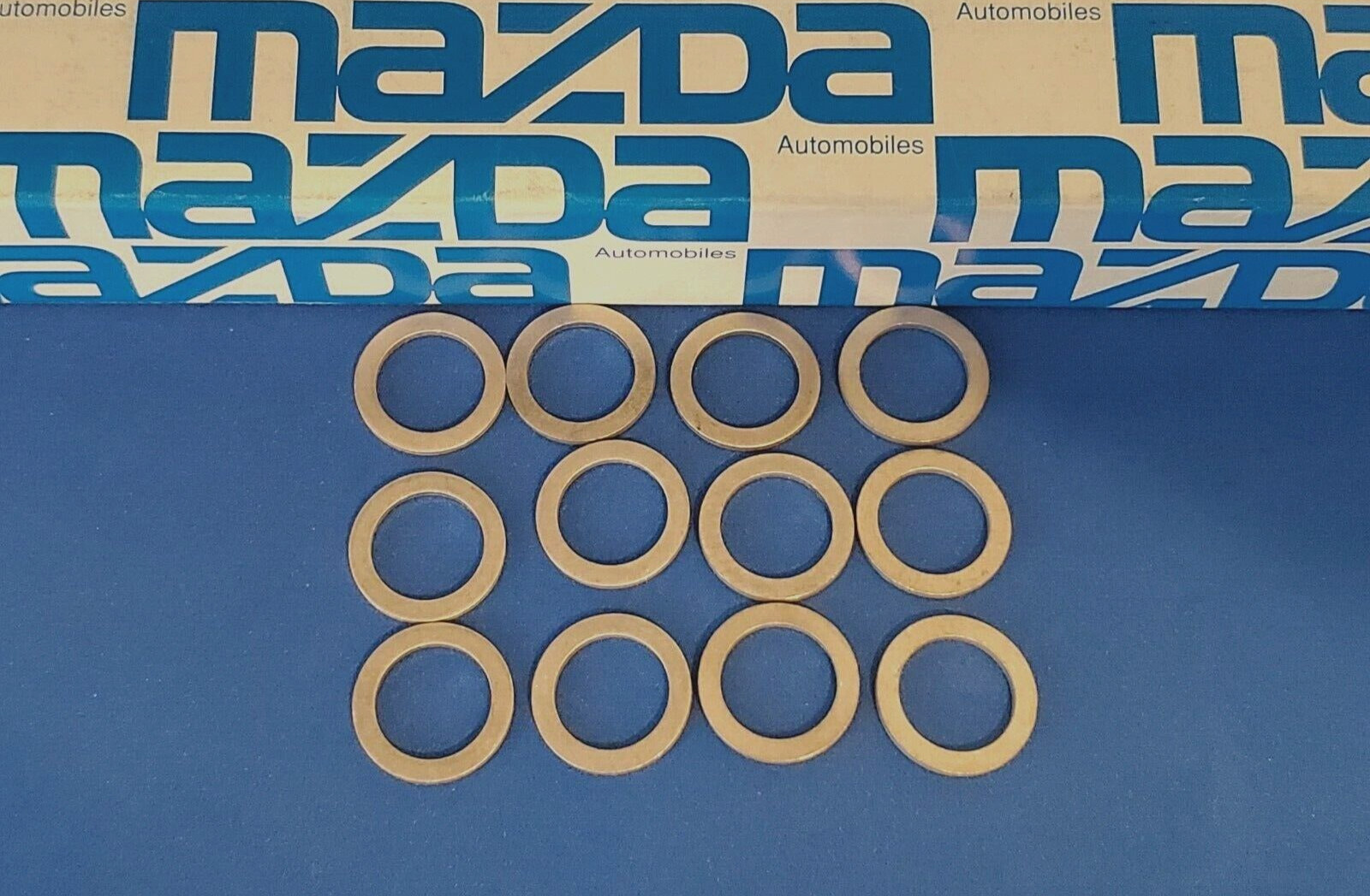 12 Pcs. OEM Replacement for Mazda 14mm Oil Drain Plug Gasket / M14 # 9956-41-400