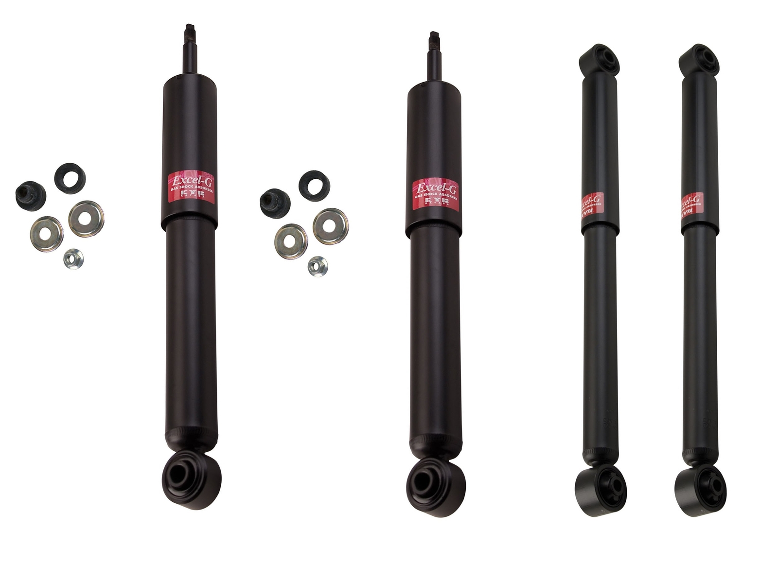 For KYB 4 Shocks for Dodge Ram 1500 4WD 4 x 4 2002-2005-344399 344385