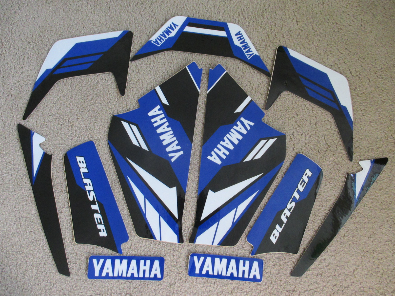  YAMAHA BLASTER BLUE/BLACK GRAPHICS  1987 1988 1989 2000 2001 2002 