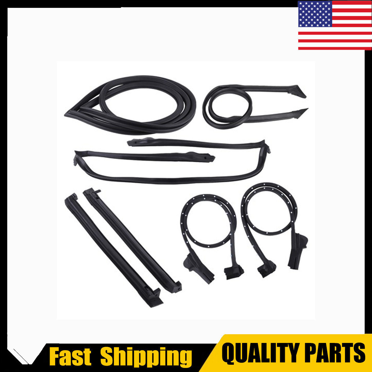 7pcs Weather Strip Seal Kit for Chevrolet Corvette C4 1990-1996 9096GGW 8489GGW 7pcs Weather Strip Seal Kit for Chevrolet Corvette C4 1990-1996 9096GGW 8489GGW