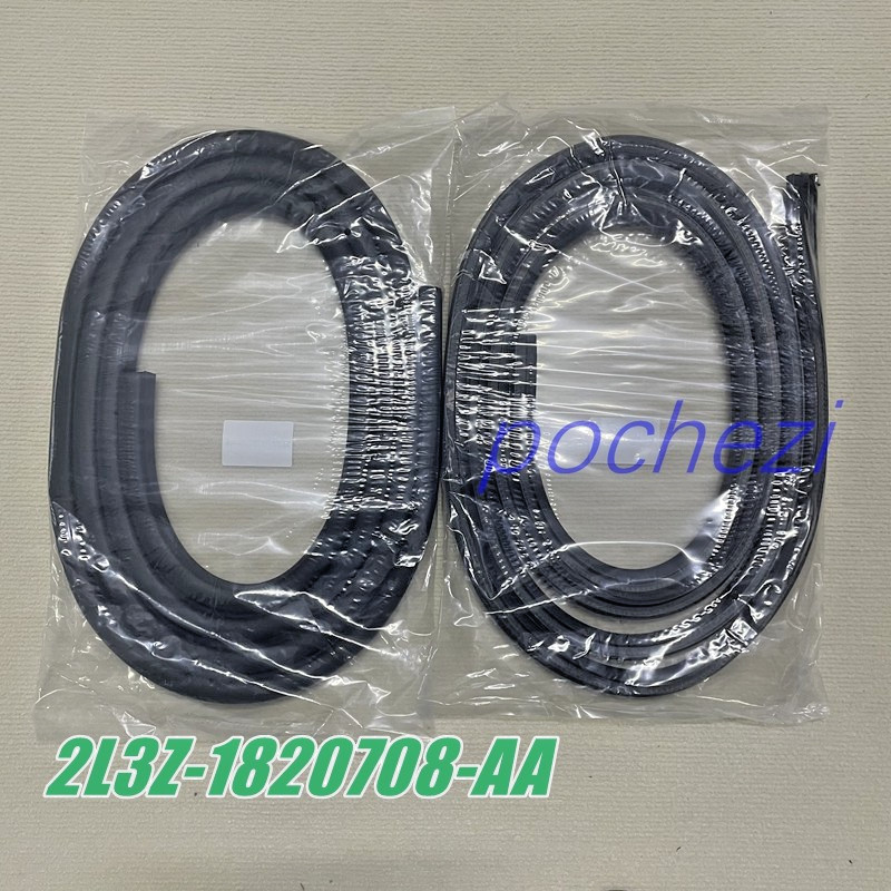 NEW 2pcs Set Front Door Weatherstrip Seal Fits For Ford F150 F250 Pickup Truck