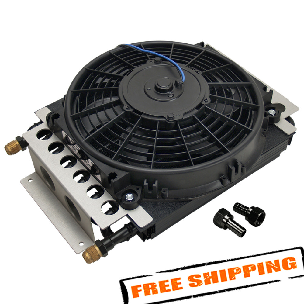 Derale 15800 16 Pass Electra-Cool Remote Cooler, -8AN Inlets Derale 15800 16 Pass Electra-Cool Remote Cooler, -8AN Inlets