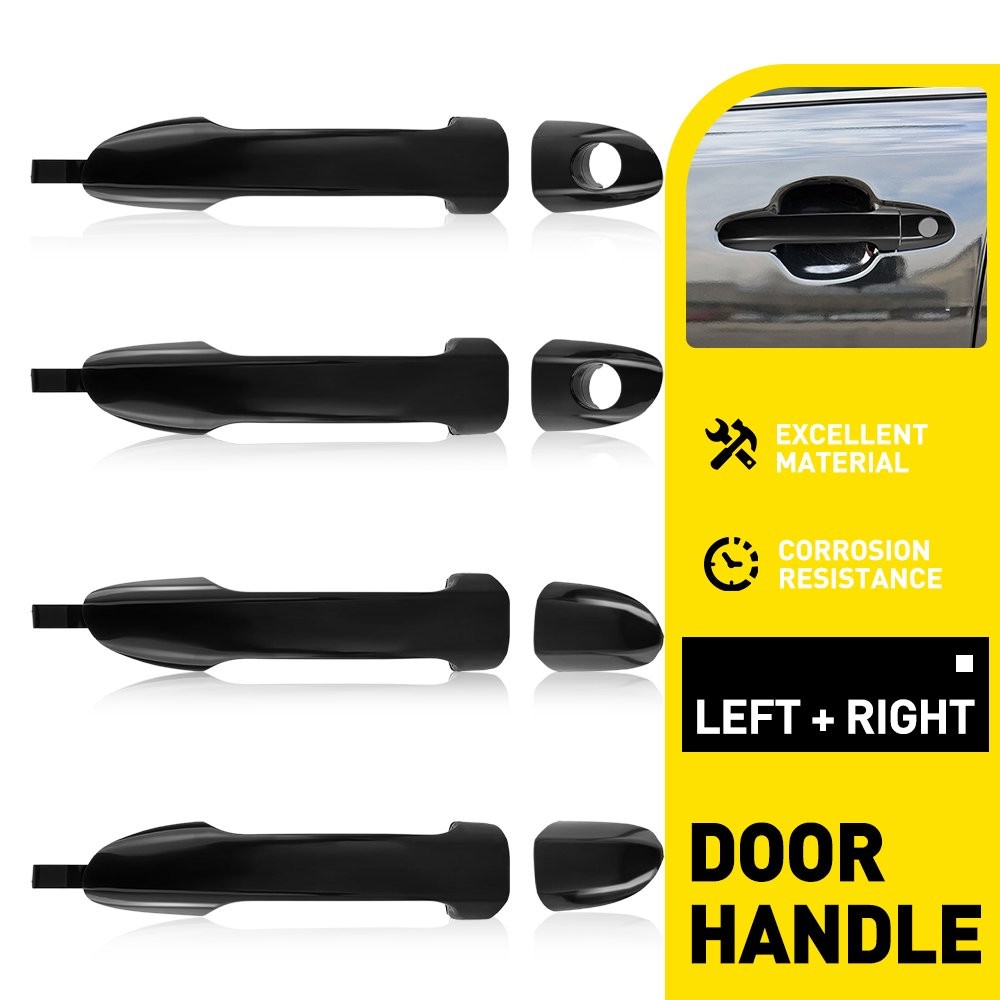 4x Outside Handle Exterior Door Rear Left Right Side For 2005-2009 Kia Spectra