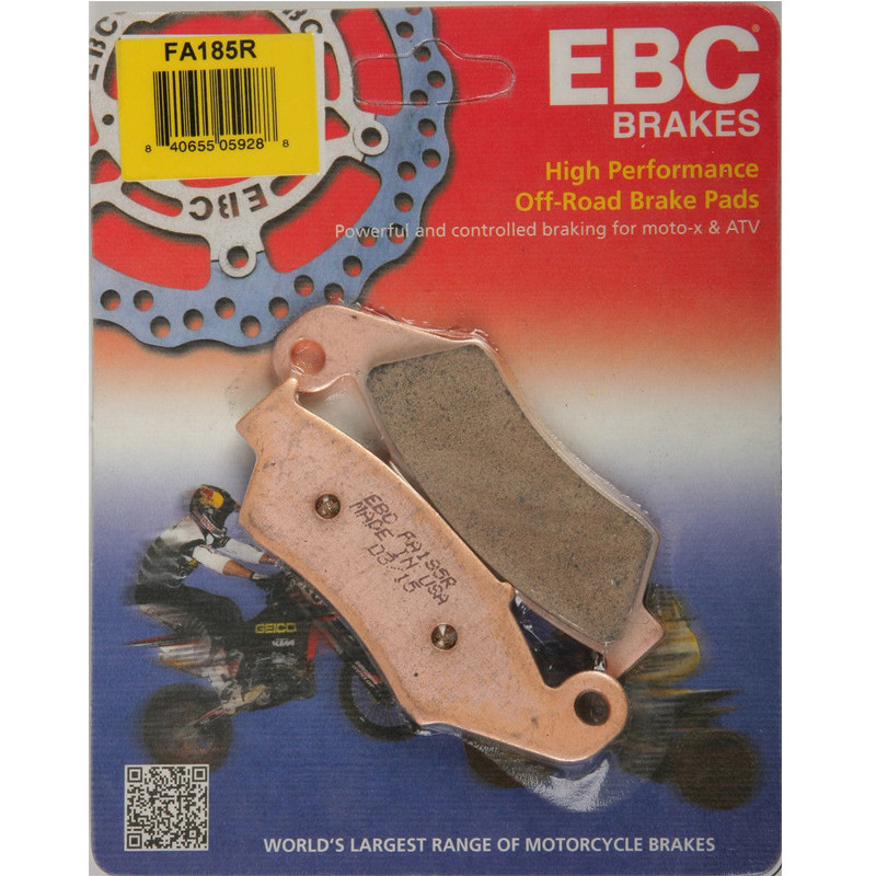 EBC R Sintered Front Left Brake Pads Aprilia RXV 450 05-12 Honda CR125R 95-07 EBC R Sintered Front Left Brake Pads Aprilia RXV 450 05-12 Honda CR125R 95-07