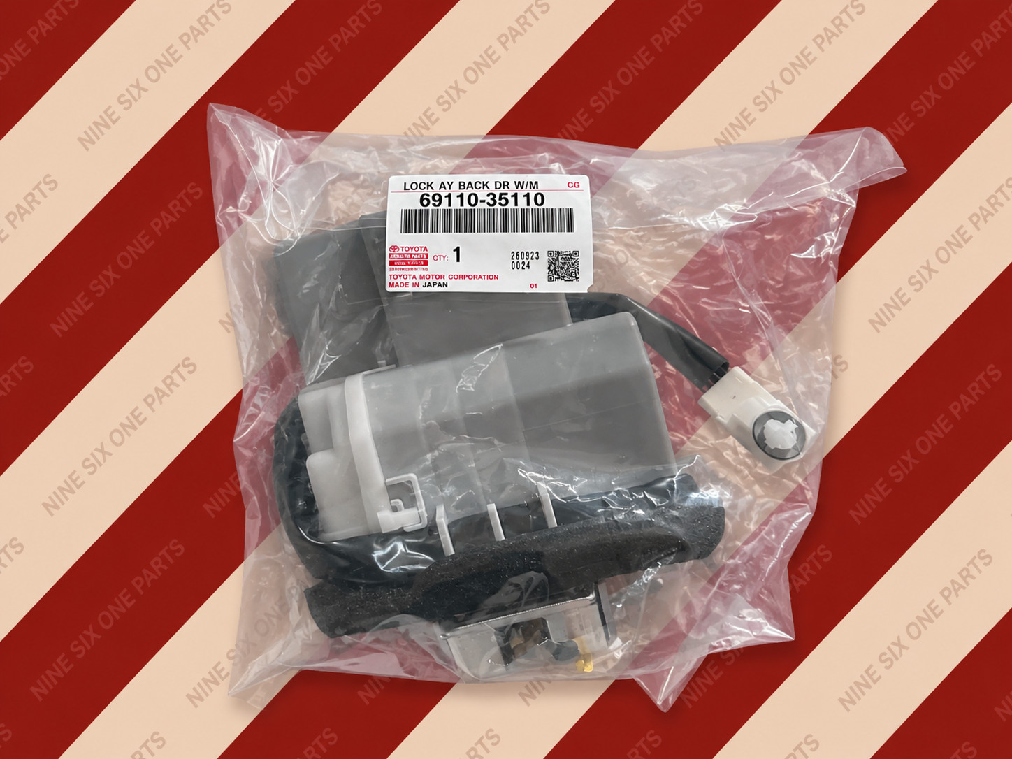(69110-35110) Genuine Toyota Rear Back Door Lock Actuator w/ Motor 10-22 4Runner