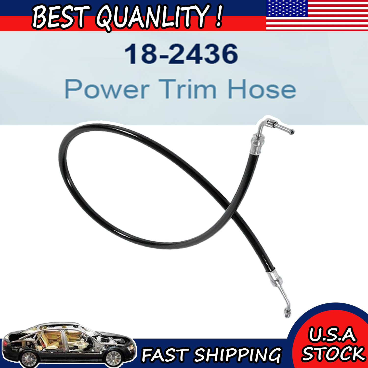 32-861128 32-95859 for Marine Mercruiser Power Trim Hose 48\
