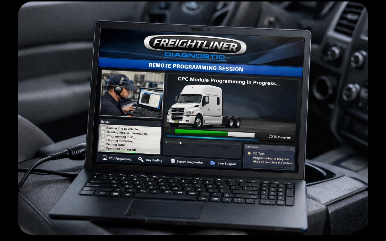 Freightliner Cascadia Programming/Update: CPC MCM ACM IPPC CGW