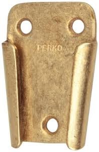 Perko 0166000PLB | Spare Wall Plate for Fog Bells Plain Bronze