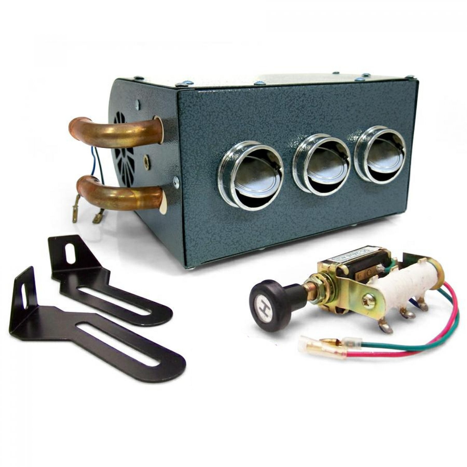 Gobi Compact Heater Deluxe Under Dash Kit 12V truck Muscle Car Fits Ford Hot Rod