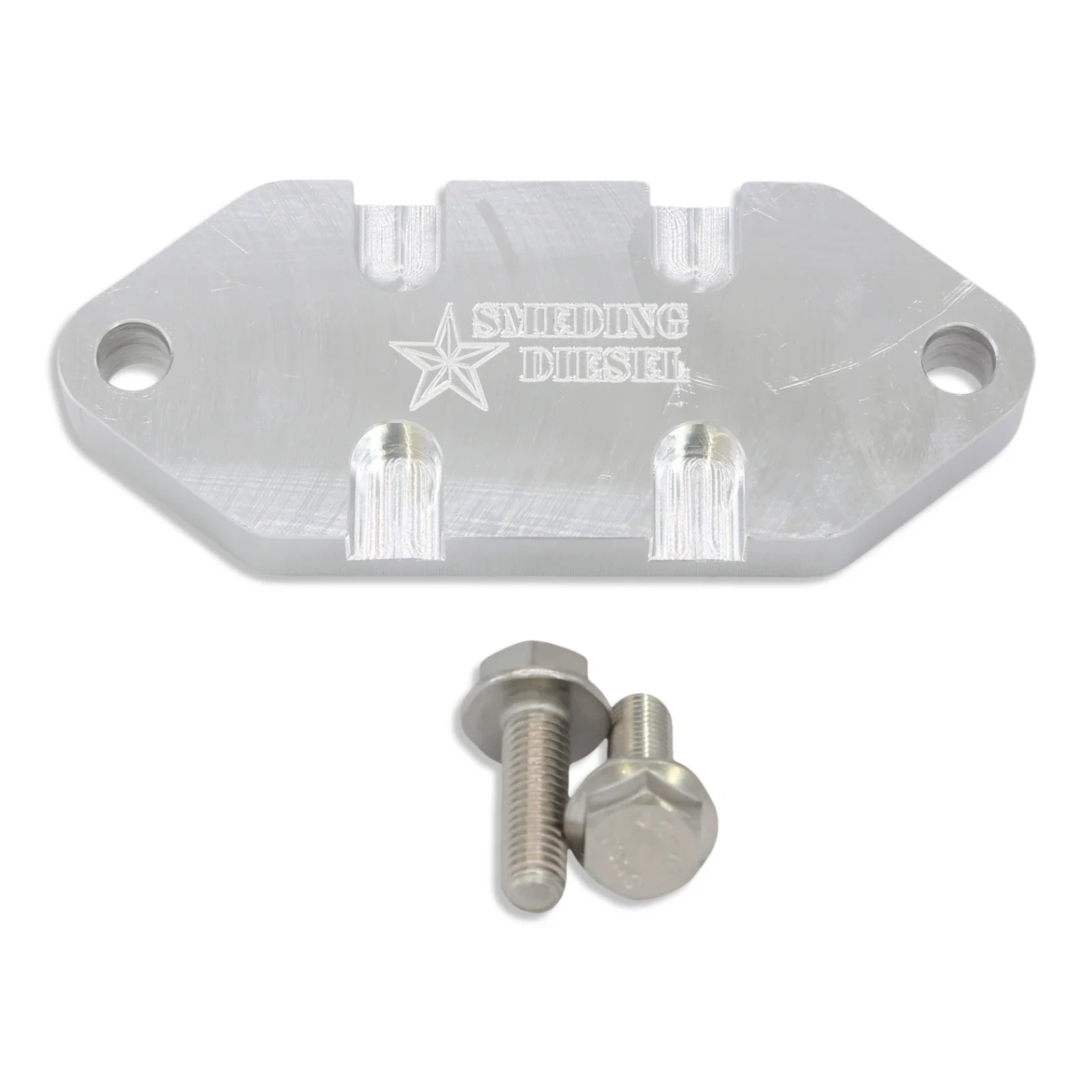 Smeding Diesel Billet Coolant Block Off Plate for 6.6L Duramax 2001-2025 NEW Smeding Diesel Billet Coolant Block Off Plate for 6.6L Duramax 2001-2025 NEW