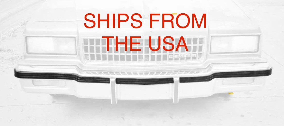 New For 86-90 Chevrolet Caprice 88-89 Pontiac Safari Front Bumper Impact Rubber