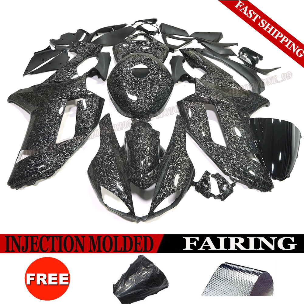 Forged Carbon Fiber Injection Fairing Kit For Kawasaki Ninja ZX6R 2007-2008 636