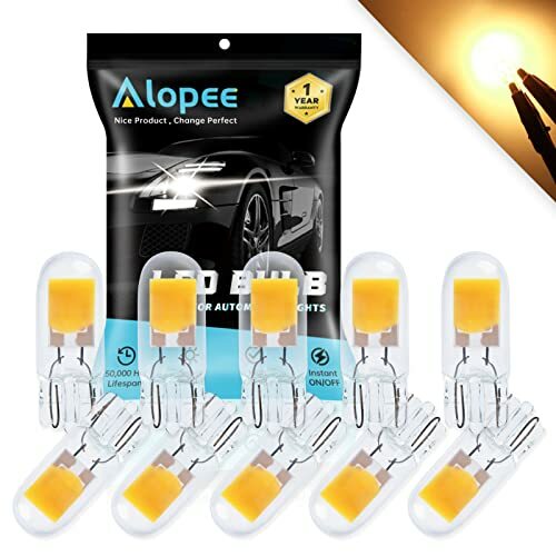 194 LED Bulb Warm White 2700K, T10 LED Bulb 2SMD COB Chips, Pack of 10 194 LED Bulb Warm White 2700K, T10 LED Bulb 2SMD COB Chips, Pack of 10