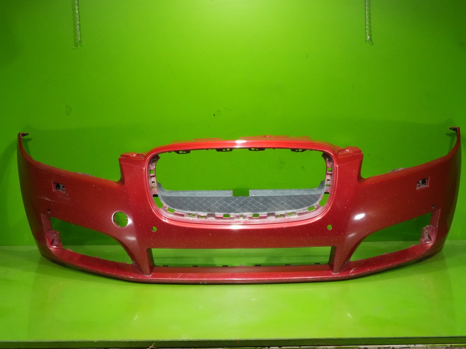 12-15 Jaguar XF XFR OEM front bumper cover Italian Racing Red Metallic