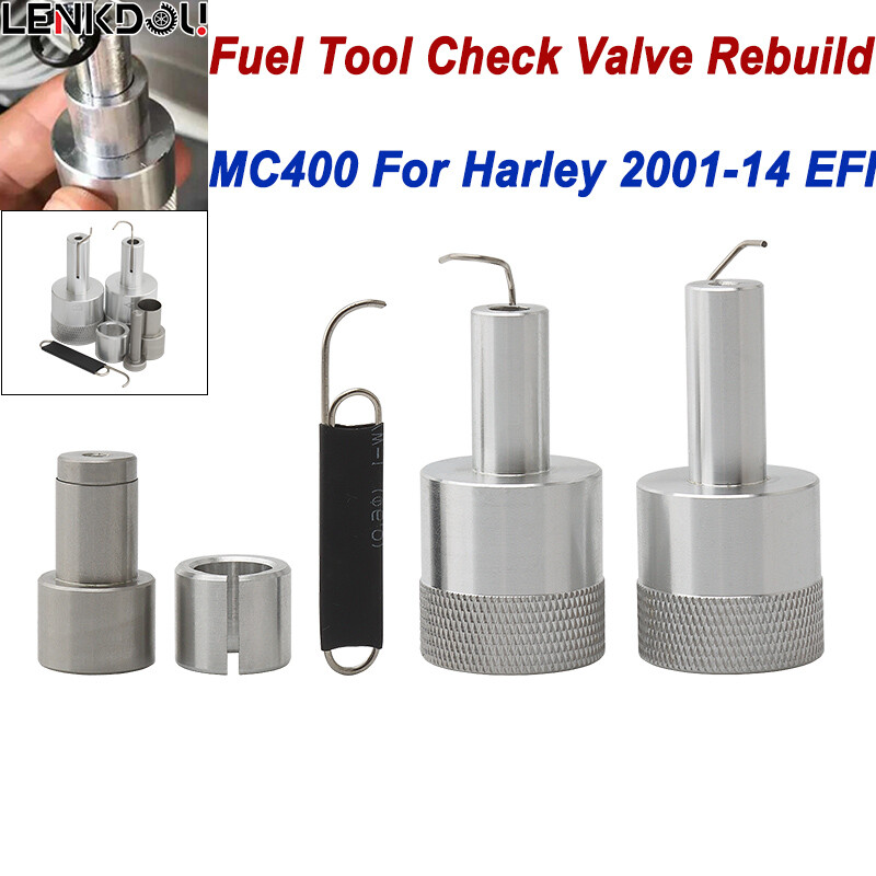 MC400 Fuel Tool Fuel Check Valve Rebuild Kit Steel NEW For 2001-2014 EFI Harley