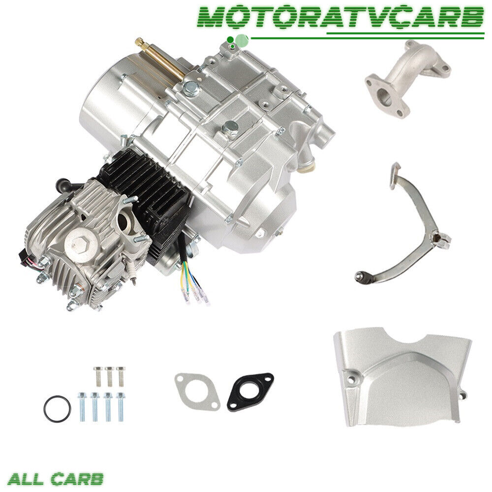 125cc 4 stroke 3-Speed Semi Auto w/Reverse Electric Start Engine Motor For ATV