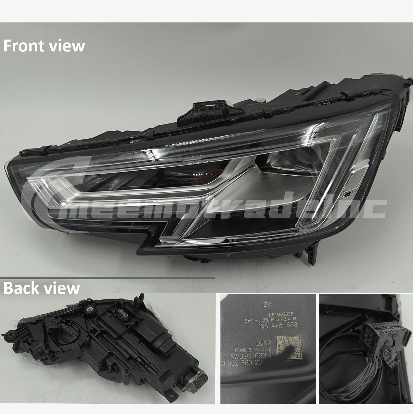 Front LEFT Headlight For AUDI A4 S4 2017\2018\2019 8W0 941 033 B 8W0 941773 B