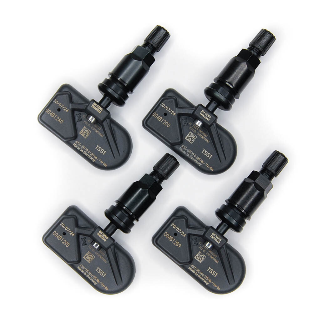 New 433mhz TPMS Set Black Stem Fits 2025 Toyota GR Supra 3.0 New 433mhz TPMS Set Black Stem Fits 2025 Toyota GR Supra 3.0