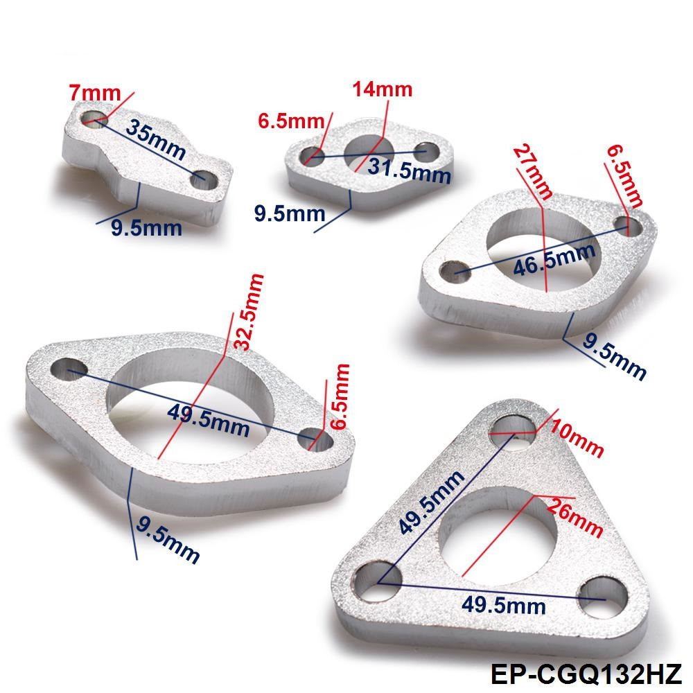 New 7PCS/Set Turbocharge Turbo Flanges Complete set For Middle Steel RHB31 VZ21