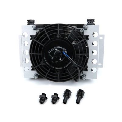 DERALE Remote Oil Cooler w/Fan - 15850