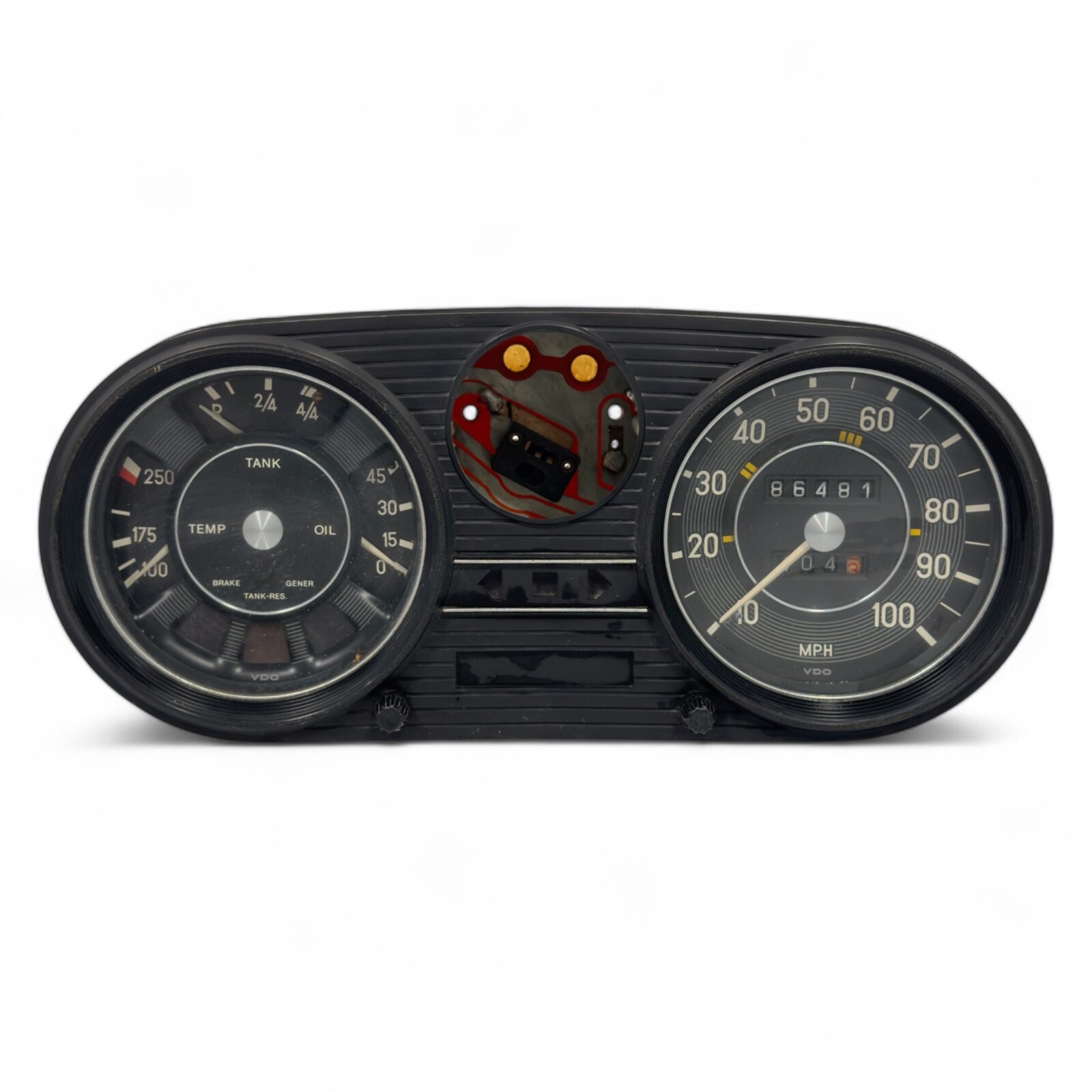 Mercedes Instrument Cluster Vintage 60s - 70s 1155424201 Gauges WORKS