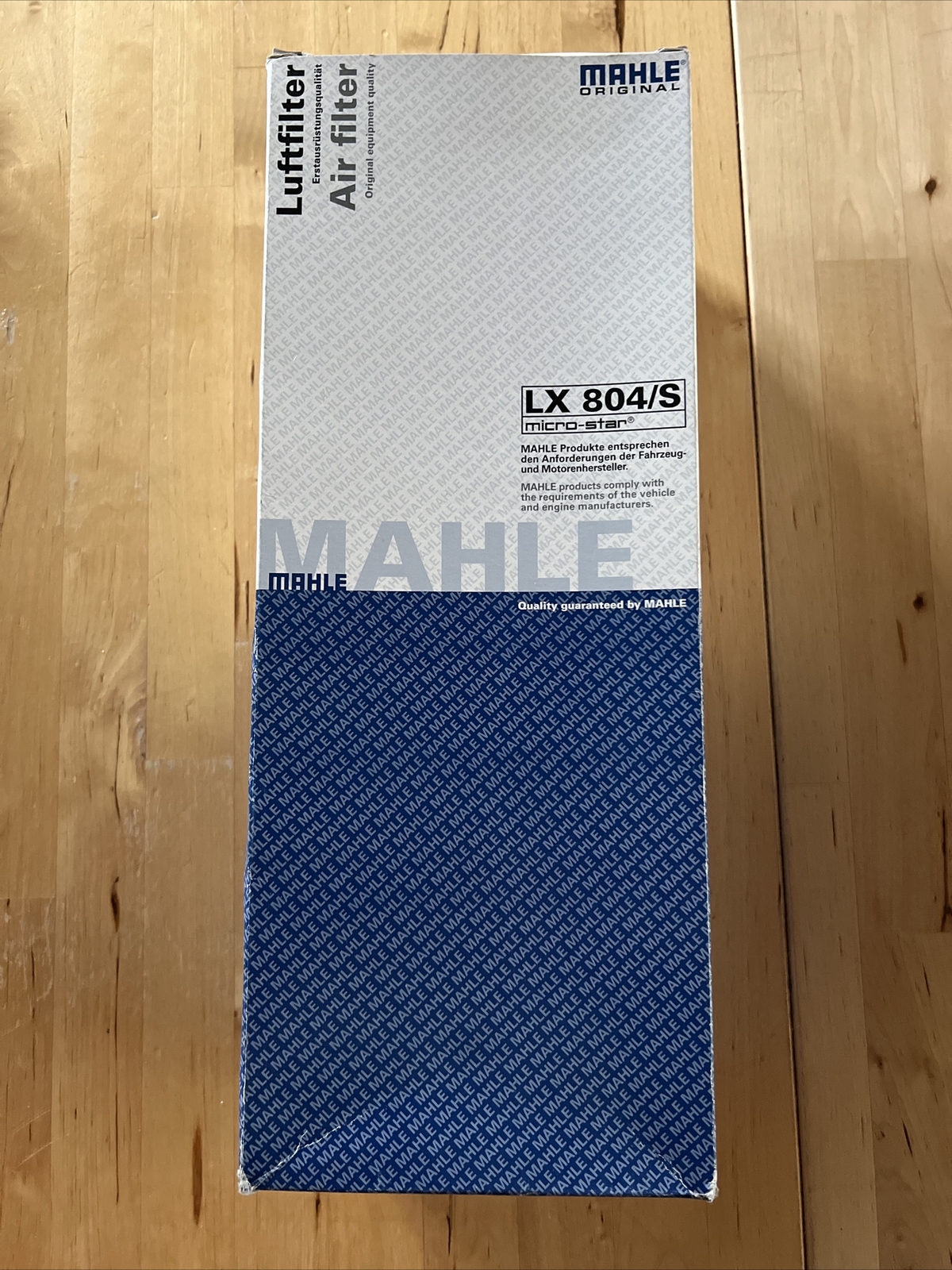 Air Filter Mahle LX 804/S Brand New in Box