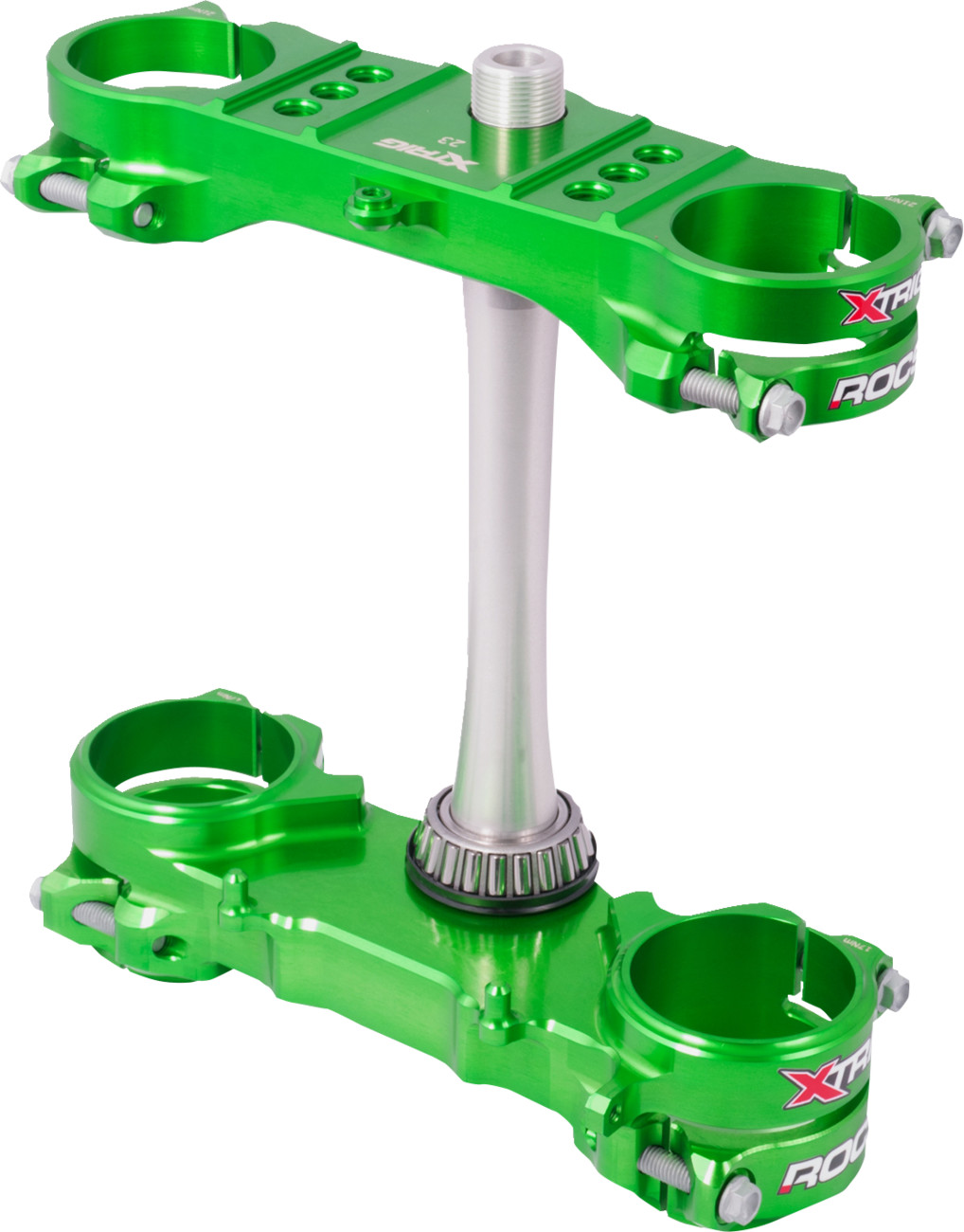 Xtrig ROCS Triple Clamp 23mm Green Kawasaki