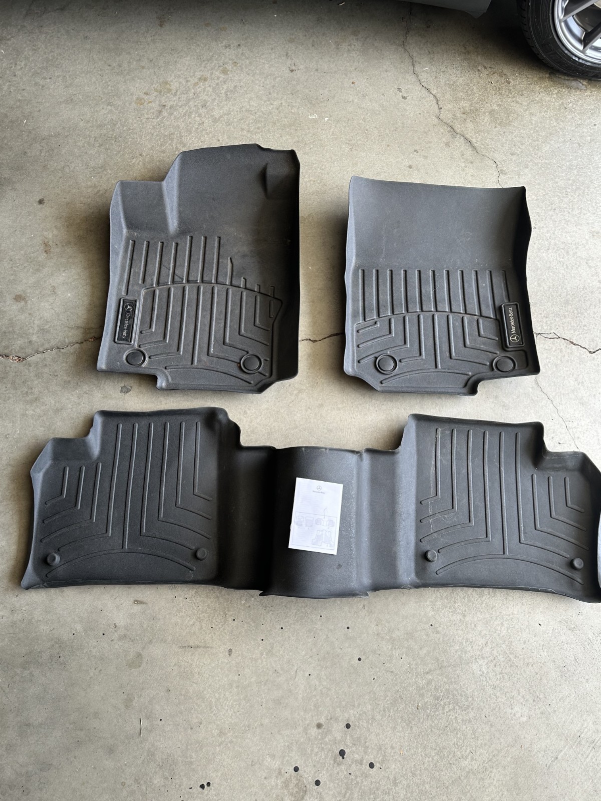 2012-2019 Mercedes Benz ML GLE W166 All Weather Floormats OEM A1666803701/684080