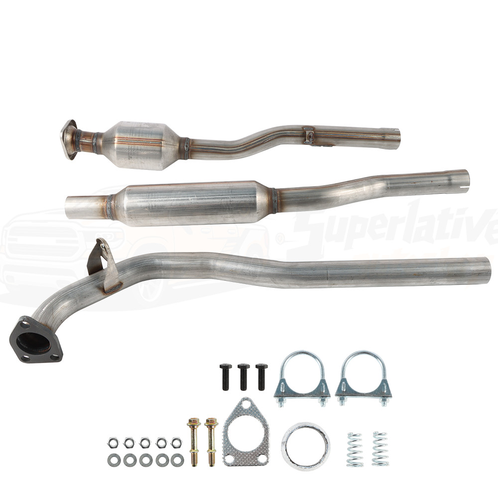 Fits 2014 - 2018 Mitsubishi Outlander 2.4L Cat Converter & Resonator & Muffler