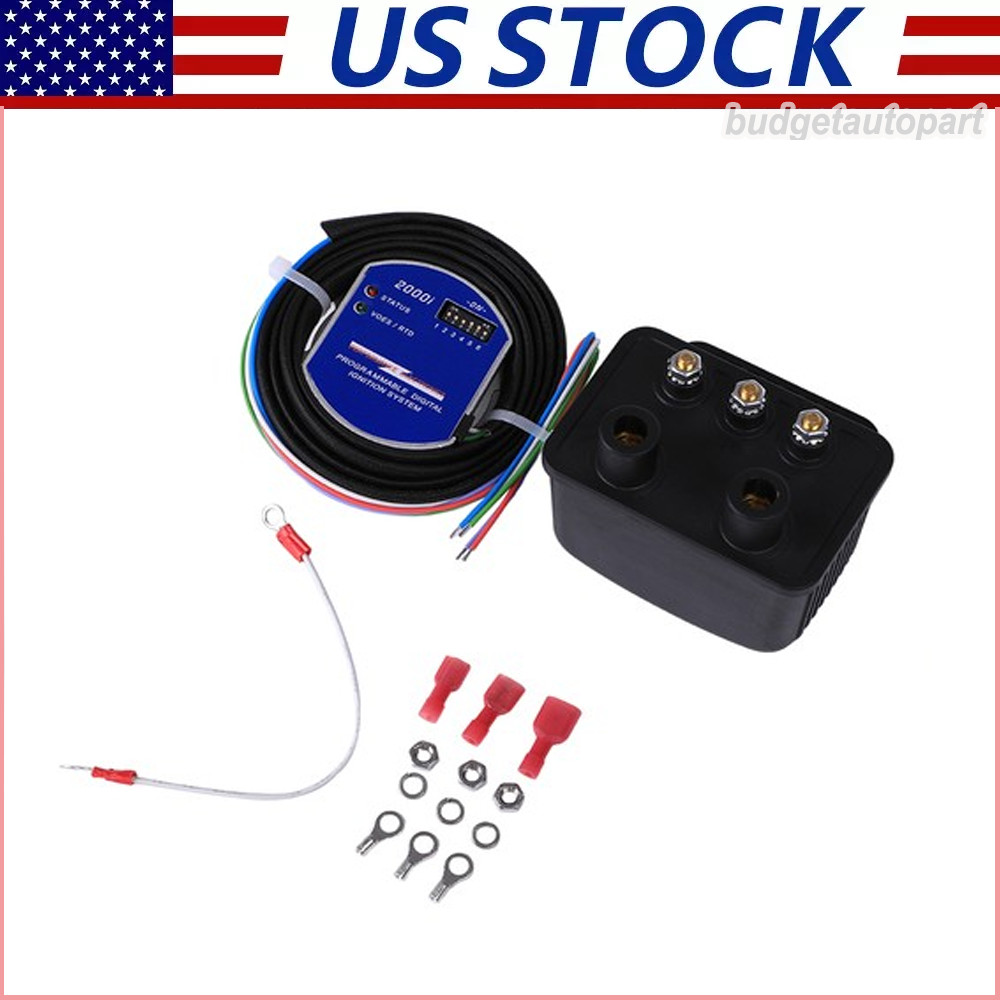 For Dynatek D2Ki-5P 2000i Harley Ignition Coil Kit 70-98 w/ D2Ki-1P & DC6-5 coil
