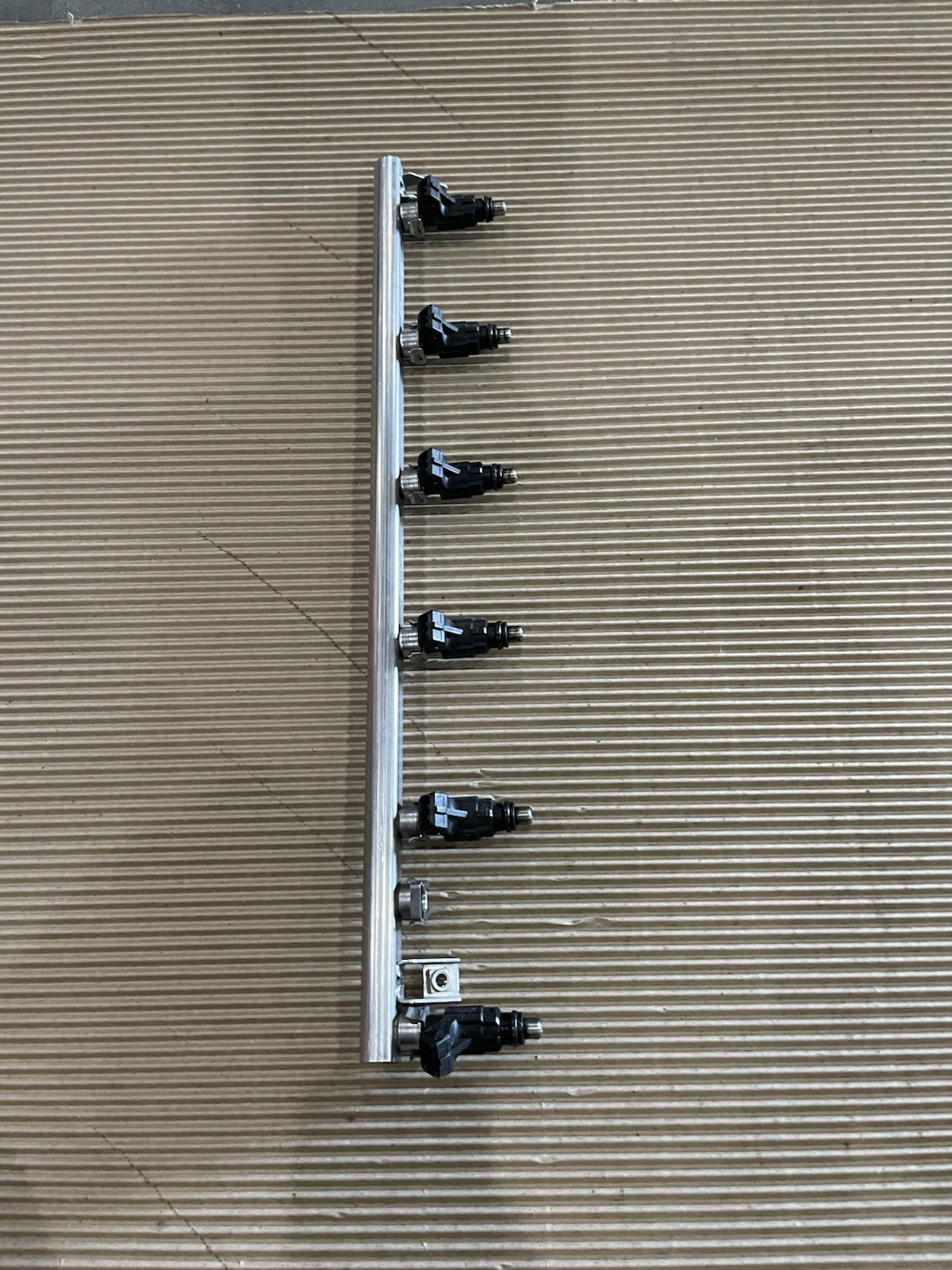 01-08 BMW E46 M3 Z3M Z4M S54 Fuel Rail w/ Injectors OEM Used 13537830974