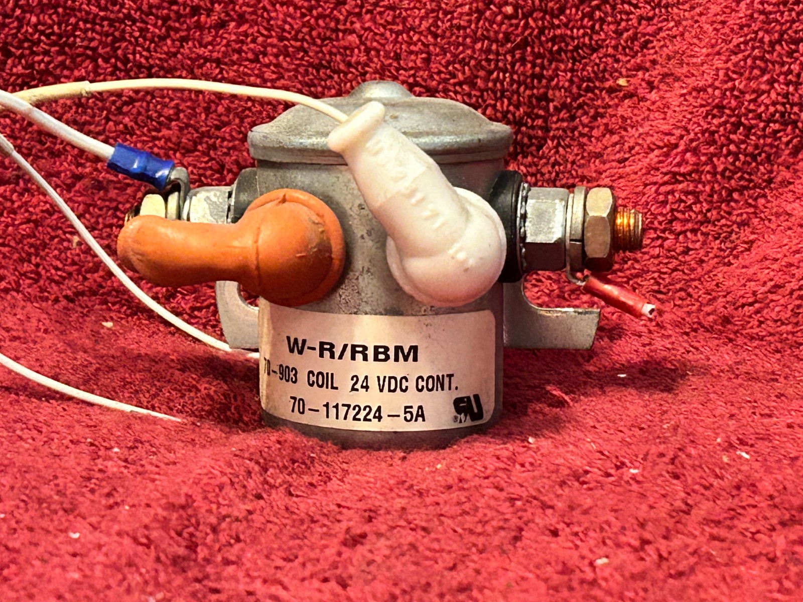 WHITE RODGERS W-R/RBM 24V COIL RELAY SOLENOID P/N 70-903