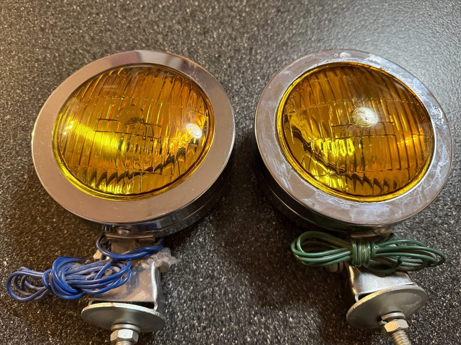2 - Vintage PATHFINDER MODEL 25 Fog LIGHT Car Truck Old HOT RaT RoD Lamp